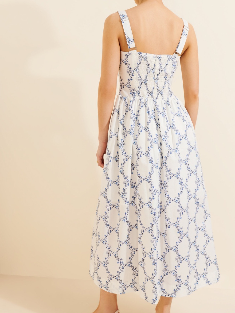 NWT Moon River Floral Midi Dress - Picture 3 of 9